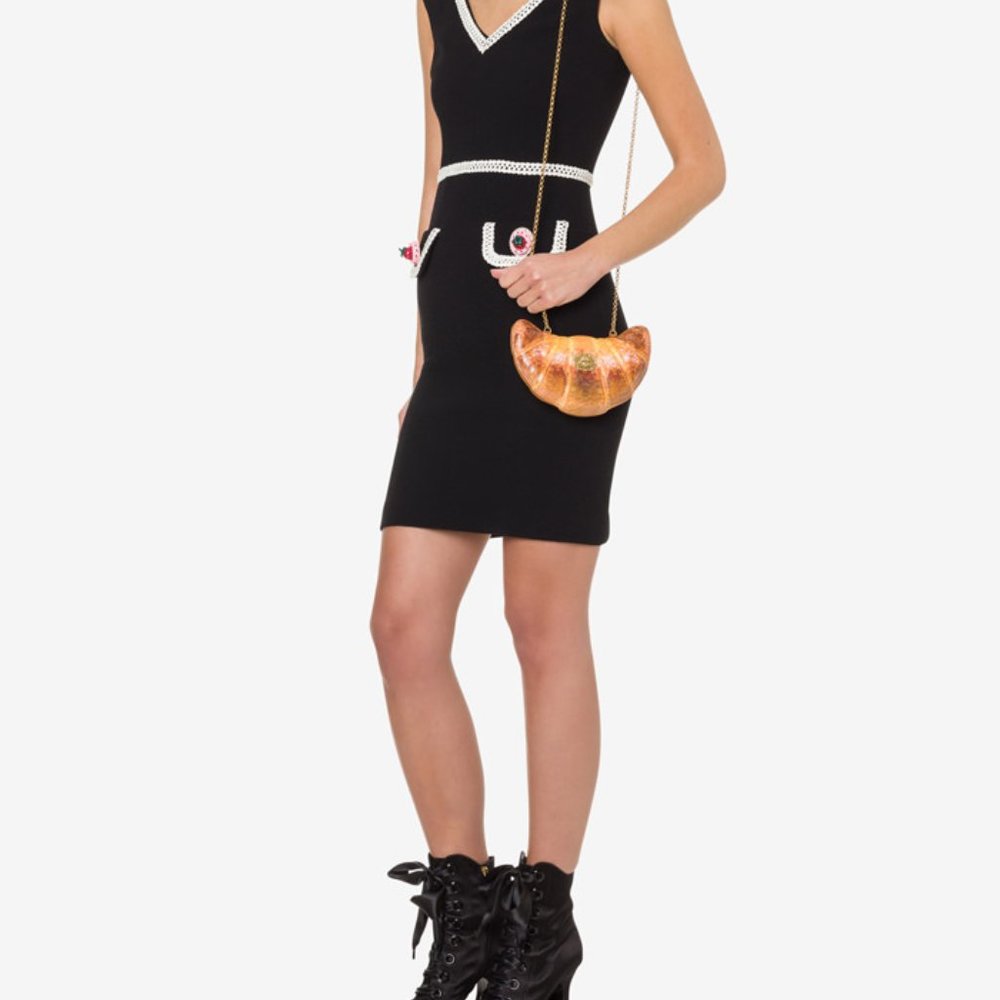 AW20 Moschino Couture Jeremy Scott Croissant Shoulder Bag Marie Antoinette - Picture 10 of 16